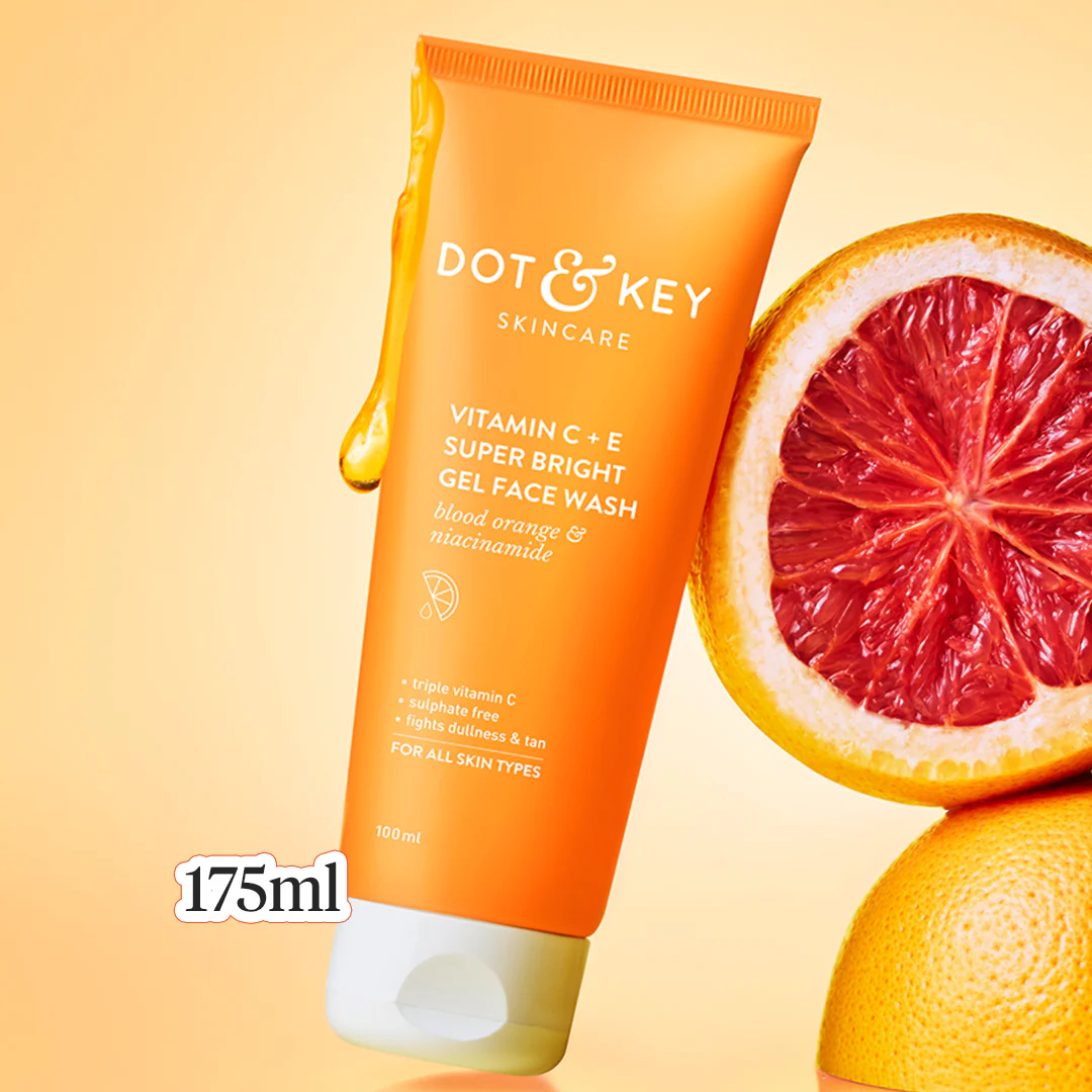 Dot & Key Vitamin C + E Super Bright gel face wash