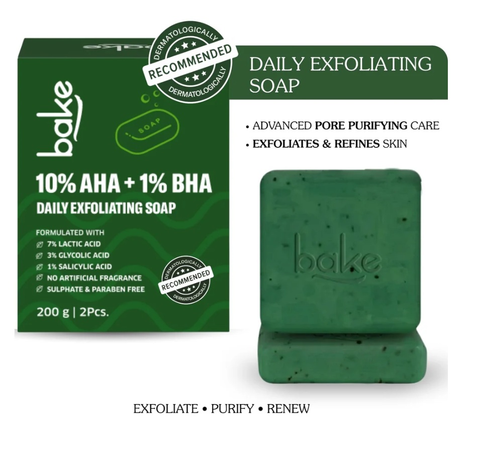 BAKE 10% AHA + 1% BHA Scrub Treatment Soap